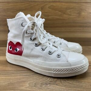 Converse Comme des Garcons Play Womens 7 High Top Sneakers